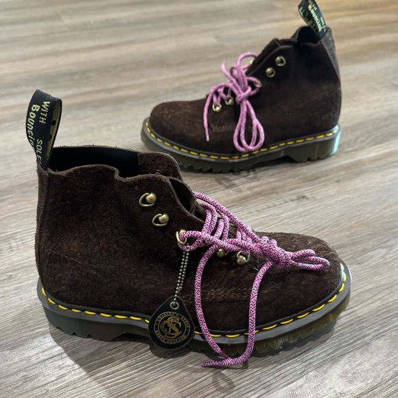 Dr Martens 101 HDW Dark Brown Rough Finished Suede Made in England Boots